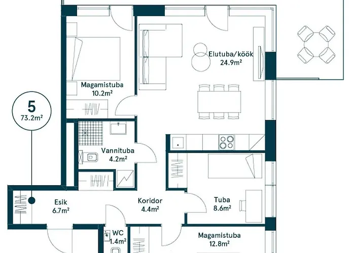 Apartment Spacious Next To National Museum *